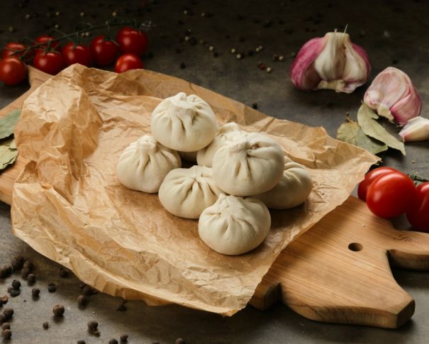 ХИНКАЛИ из свинины и говядины